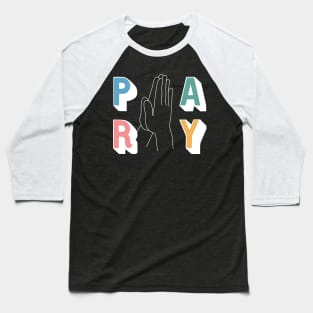 Praying Hands Baseball T-Shirt